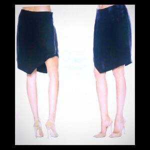 Peace Love World asymmetrical black skirt Size M